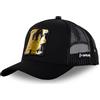Capslab Daffy Duck Looney Tunes Metal Plate Black Trucker Cap - One-Size