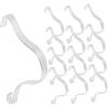 Alipis 20 Pezzi Supporto scarpa trasparente soletta scarpiera armadio scarpe Organizzatore scarpe Reggi scarpe supporto per scarpe supporti inserto scarpe portascarpe plastica Transparent