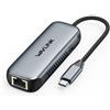 WAVLINK Adattatore USB C a Ethernet 5Gbps con PD 95W | Senza Driver | Compatibile PC, Mac, Linux (Windows 10/11, macOS 11+) | Scocca Alluminio | Rete Cablata