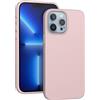 ARSUNOVO Compatibile con iPhone 13 Pro 6,1 pollici, [Antigraffio] Custodia in silicone liquido sottile protettiva in gel per iPhone 13 Pro 6,1, Sabbia Rosa