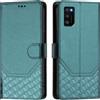 Galafu Cover per Samsung Galaxy A41, Custodia in Pelle PU con Protezione RFID e Magnetica, Protettiva Antiurto Cover Compatibile con Samsung A41, Verde