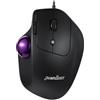 Perixx PERIMICE-520 - Mouse ergonomico trackball cablato, angolo regolabile, livello 2 DPI, colore: Nero