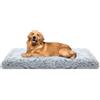 MDDK DY Cuscino per Cani Taglia Grande, Brandina per cani Sfoderabile e Lavabile, Peluche Morbida e Soffice, Base Antiscivolo, Lettino per Cani, Grigio Ombré XXL, 120x80x10 cm