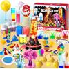 UNGLINGA 210 kit di esperimenti per bambini, kit chimico con ventagli di | Progetto educativo, kit di scienza vulcanica, giocattolo per ragazzi e ragazze, idee regalo di compleanno