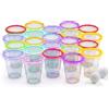 Original Cup LightKit® | Kit Bicchieri Luminosi LED 53 cl | 22 Bicchieri + 24 Stick Fluo + 2 Palline | Gioco Luminoso Effetto Neon | Ideale per Compleanni, Pool Party, Feste ed Eventi | Original Corner