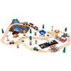 Kidkraft 17826 Bucket Top Mountain - Set Trenino con Binario, in Legno, per Bamb