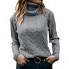 Sunnyuk Maglione Donna Eleganti Collo Alto Maglia Invernale Taglie Forti Pullover Alta qualità Casual Lana Merino Sweatshirt Cotone Girocollo in Cashmere Sweater Caldo Chic Maglieria Maglioncino