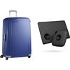 Samsonite S'Cure - Spinner XL Case, with 4 Wheels, 81 cm, 138 L, Blue (Dark Blue) & Tile Bluetooth Item Finder Set