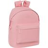 safta KAPPA BASICS - Zaino per laptop da 14,1, ideale per giovani di diverse età, comodo e versatile, qualità e resistenza, 31 x 16 x 41 cm, Rosa, M, Casual