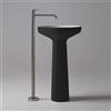 antoniolupi AGO lavabo freestanding da pavimento, AGO85#NERO, AGO nero opaco/bianco opaco [Lavabi > Lavabi a Pavimento]