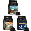FRHOME Il Caffè Italiano Capsule Caffitaly Compatibili Kit Degustazione - 100pz | Tour D'italia, Varie Intensità | Made In Italy | Frhome