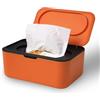 Cheerhom Scatola Salviette Dispenser per Bambini, Scatola per Salviette Umidificate con Coperchio, Scatole di Carta Igienica Bagnata per Esterni, Casa, Ufficio - Nero