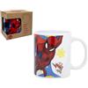 CARTOON Tazza Spiderman Marvel in ceramica modello mug con stampa sublimatica ciotola da colazione 325 ml per bambini