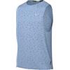 Nike Miler Breathe HJ4183-422 - Canotta da Corsa Dri-Fit, da Uomo, Colore: Blue/Reflective Silv
