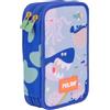 MILAN® Plumier 2 piani con contenuti serie speciali Blue Odyssey