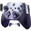 EasySMX Controller PC X10 con trigger Hall e joystick, controller wireless Bluetooth con pulsanti meccanici, nessuna deriva e zone morte, compatibile con PC/Switch/Steam-Viola scuro