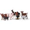 schleich Farm World | Set Animali della Fattoria 77533 con Cane, Gatto, Maiale, Capra, Mucca, Cavallo e Gallo | playset Dettagliato con 7 Figure | Giocattolo da Fattoria da 3 Anni | Solo su Amazon