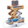 EXPLORA Elevatore Idraulico-50 Pezzi-Modellino 3D STEAM-540074-Scienza degli Oggetti-Fai da Te-Senza Colla né Forbici-Gioco di Costruzione-Licenza National Geographic-5 Anni, 540074