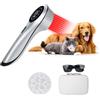 pinfriy Dispositivo terapeutico laser a freddo per persone e cani, 13 pezzi, 650 nm e 3 pezzi, 808 nm, palmare a infrarossi, per articolazioni, muscoli, sollievo dal dolore, grigio
