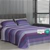 Dorian Home Completo Lenzuola Matrimoniali Cotone 100% Puro 180x200 Made in Italy