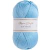 Utopia Crafts Softease - Filato per lavori a maglia e uncinetto, 100 g, colore: blu sereno
