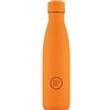 Cool Bottles - Borraccia Termica in Acciaio Inox - 500 ml - Vivid Orange - 26,5 x 7 cm - Bottiglia Termica Ermetica - Bevande Fredde 36 Ore e Calde 18 Ore - Triple Parete -Cool Technology - Senza BPA