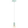 Eglo YORTH-P - Lampadario a sospensione in acciaio, 60 W, colore: verde pastello