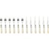 Bugatti, ALCAM-S4280, Set di Posate da Dolce Aladdin, 12 pz., in Acciaio Inox e ABS, 36 x 26 x 4 cm, Avorio (Elfenbein)