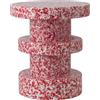 Normann Copenhagen - Sgabello Bit - Rosso - Polietilene riciclato - Designer Simon Legald