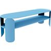 Fermob - Tavolino Bebop - Blu - Alluminio - Designer Tristan Lohner