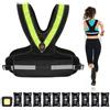 BOOSTEADY Gilet Zavorrato da Donna, Running Vest con Cintura a LED Riflettente e Faro da Esterno, Giubbotto Zavorrato per Allenamento della Forza e Workout