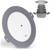 Stoneline®, set universale di coperchi in vetro (con plastica), Vetro, silicone, 22/24/26/28