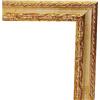 ITALIA CORNICI Maestri Artigiani I Cornice per Quadri Tele con Passepartout in Legno I Varie Misure I Personalizzabile I Noce Rosa Oro Crema (70 x 90 cm, Crema)