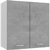AJSEOYBS Pensile Da Cucina,Pensili Cucinaarmadio Sospeso Grigio Cemento 60x31x60 Cm In Truciolatoadatto Per Cucina, Sala Da Pranzo, Ristorante, Camera Da Letto, Soggiorno