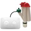 Kit Batteria di Scarico + Placca Doppio Pulsante PROHYDRO Doppio Scarico
