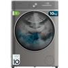 Cecotec Lavatrice Asciugatrice Carico frontale 10-6 Kg Bolero Wash&Dry 10680 Inverter Steel B. 1400 giri/min, 16 programmi, motore Inverter Plus, SteamMax, OnSmart, Fuzzy Logic, SpaCare e rilevatore