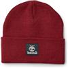 Timberland Men's Short Watch cap with Woven Label, Syrah, 1 Size