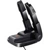 YUET Asciuga Scarpe Elettrico Pro, Asciuga Scarponi da Sci, Scaldabagni, Asciugacapelli con Timer a 3 Modalità, Asciugacapelli Portatile Pieghevole, Scaldascarpe (Nero, EU Presa)