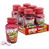 Frisk Sour Strawberry, Caramelle Dure, Gusto Fragola, senza Zucchero, Confezione da 6 Barattoli con 70 Microcompresse, adatto Fuori Casa o a Lavoro, da Portare Sempre con Te