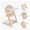 Stokke Pack seggiolone Tripp Trapp® Naturale sedia + babyset + vassoio bianco - personalizzabile - Stokke®