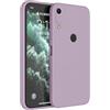 Topme Cover per HUAWEI Y6 2019 / Y6 Pro 2019 / HONOR 8A / Y6S 2019 (6.09 Inches) Custodia Case, Protezione Della Pelle Della Custodia in Silicone Tpu - Erba viola