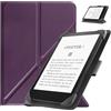 HGWALP Custodia universale per 6.8-7 pollici eReaders, sottile PU Custodia Cover con supporto compatibile con 6.8 pollici 7 pollici Kindle Paperwhite/Kobo/Voyaga/Lenovo/Sony eReaders-Purple