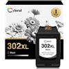 Cyloral 302XL Nero Cartucce d'inchiostro Compatibile Con Deskjet 3639 3630 3633 3634 3636 1110 213 OfficeJet 3831 3830 3833 3834 4650 4651 4656 Envy 4511 4520 4522 4523 4524 4527 per HP 302 XL Black