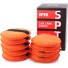 SPTA Spugna per Lucidare a Mano, SPTA 9 pezzi Applicatore di Cera in Microfibra, Tampone per Lucidatura Kit, Pulizia Auto, Tamponi in Spugna Applicazione di Polacco, Cera e Prodotti per la Cura