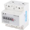 Haosie Contatore Energia Elettrica, 220 V Monofase 4P LED Misuratore Consumo Elettrico, DDM75S 10-40 A Contatore Elettrico Din-Rail