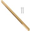 Hoopever Maniglie per armadio per mobili da 600 mm, maniglie lunghe dorate, maniglie per porte in alluminio spaziale, maniglie in ottone per armadio, maniglia di lusso per cassetto a forma di I, manopole