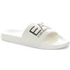 Emporio Armani 7 Ciabatta Emporio Armani 7 Maxi Logo Bianco