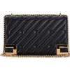 Elisabetta Franchi Borsa grande matelassé con tracolla Nero