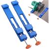 Generic Guida di base per macchina da taglio regolabile, guida di precisione per il taglio del legno, morsetto di posizionamento per sega circolare elettrica, guida per sega circolare, posizionamento rapido,