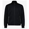 Cmp Man Co Jacket Felpa Zip Cotone Garzato Nera Uomo